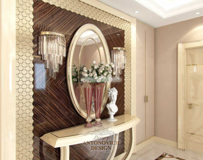 Изысканный интерьер гостиной в современном стиле, апартаменты в ЖК Birlik House, Ташкент