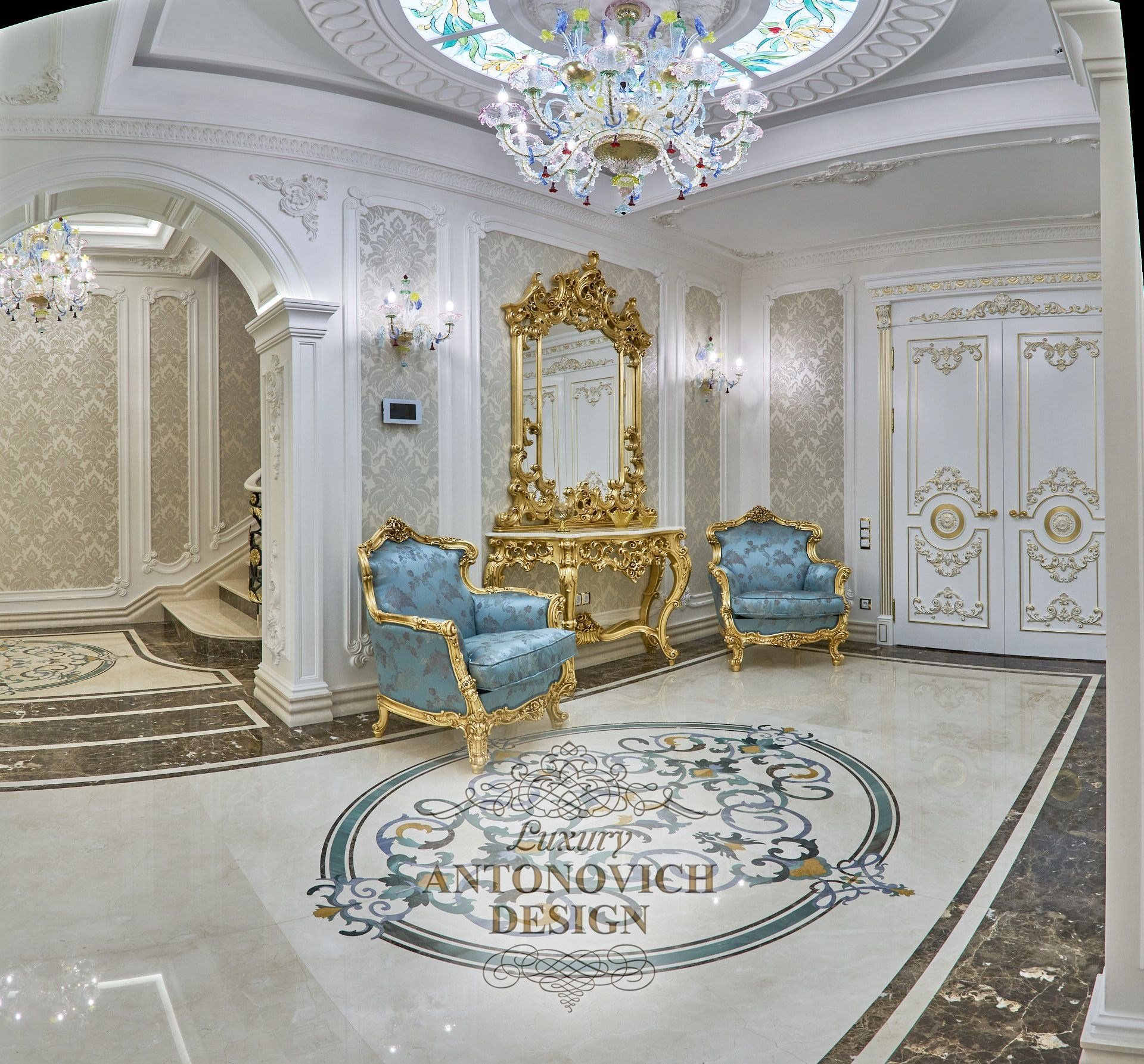дизайн проект дома в Ташкенте от дизайн студии Luxury Antonovich Design