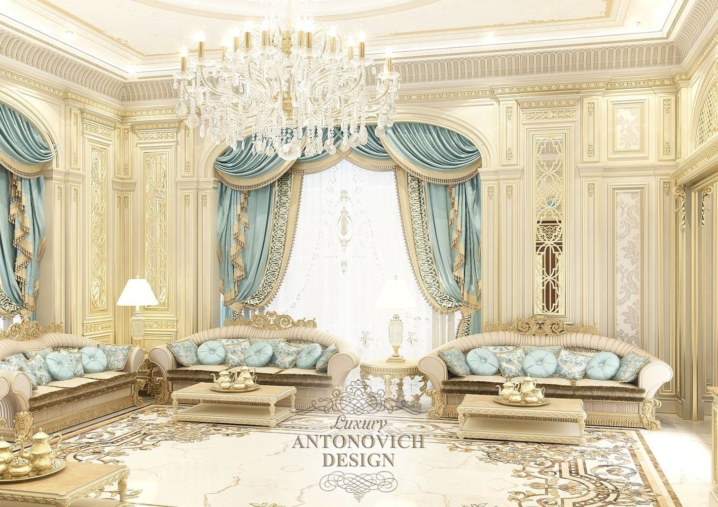 Antonovich Design интерьеры в стиле Ампир