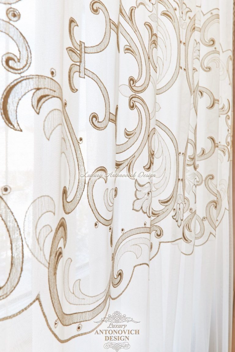 Изысканные шторы в классическом стиле, коттедж дом Ташкент