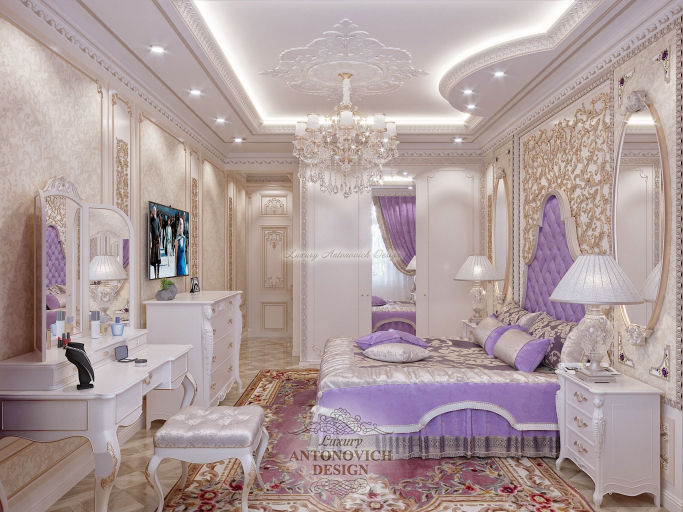 Элегантный интерьер гостиной 2, Квартира для большой семьи в Алматы