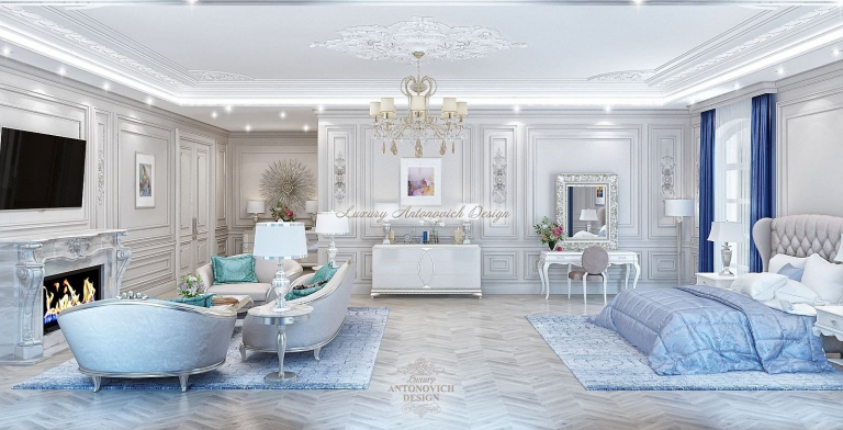 Эксклюзивный гостевой санузел в классическом стиле, особняка в Ташкенте