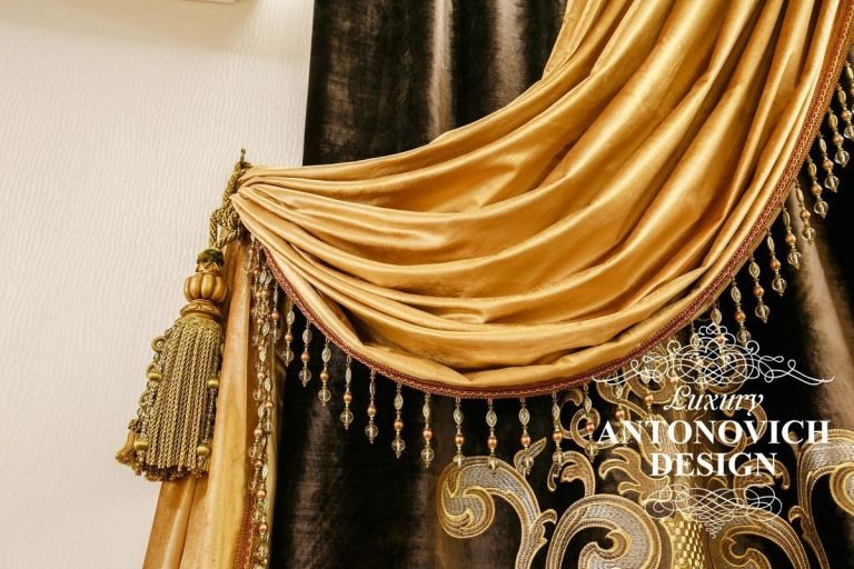 Очень красивые Шторы в Алматы от студии Luxury Antonovich Design (Узбекистан)