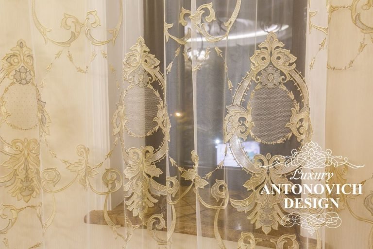 Шторы для гостиной  в Алматы от студии Luxury Antonovich Design (Узбекистан)