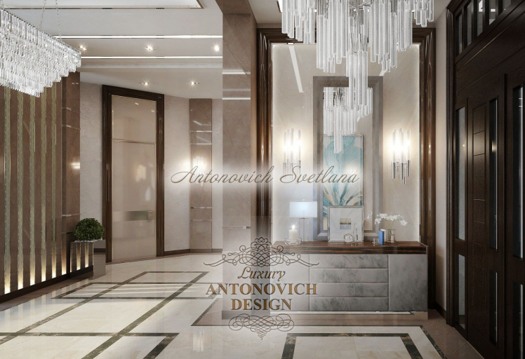 Стильный интерьер гостиной в современном стиле, Пентхаус в ЖК 1st Loft, Ташкент
