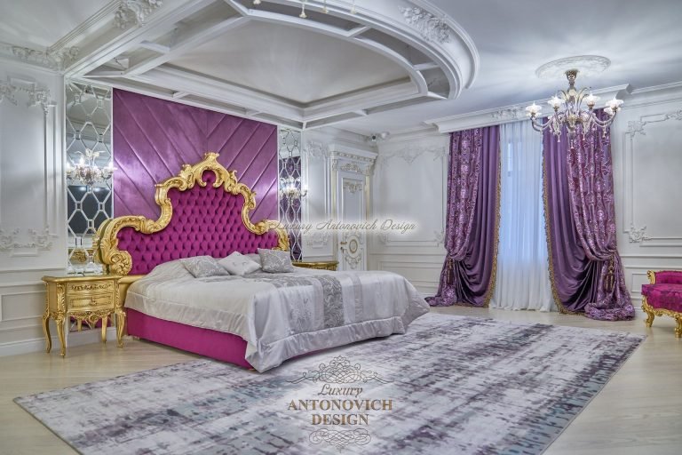 Роскошные шторы в классическом стиле, спальня, дом Ташкент