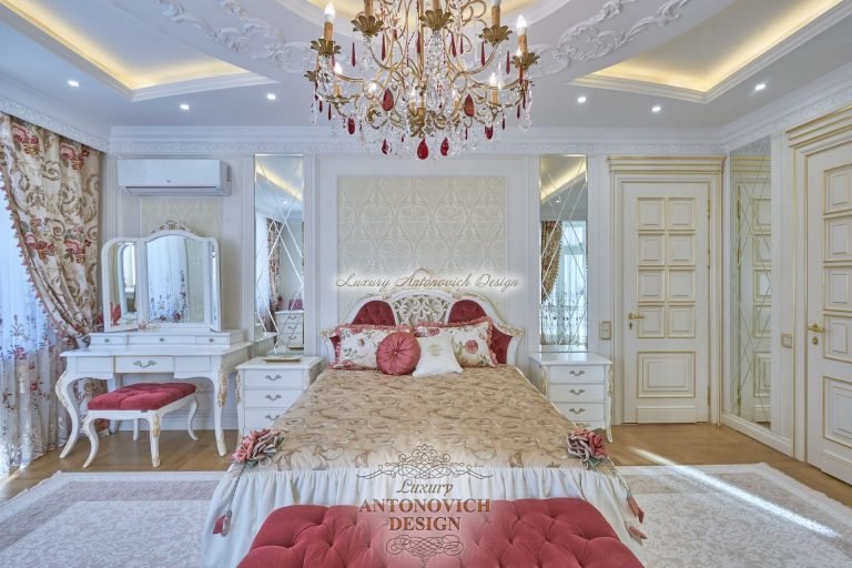 Шторы в стильной комнате дочери в классическом стиле, коттедж Ташкент