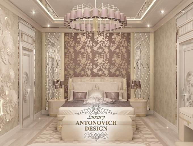 дизайн спальни классический стиль с элементами ар деко