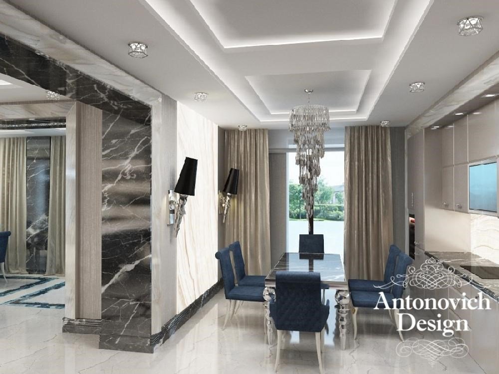 Дизайн интерьера гостиной заказать - студия элитного дизайна интерьера Antonovich Design
