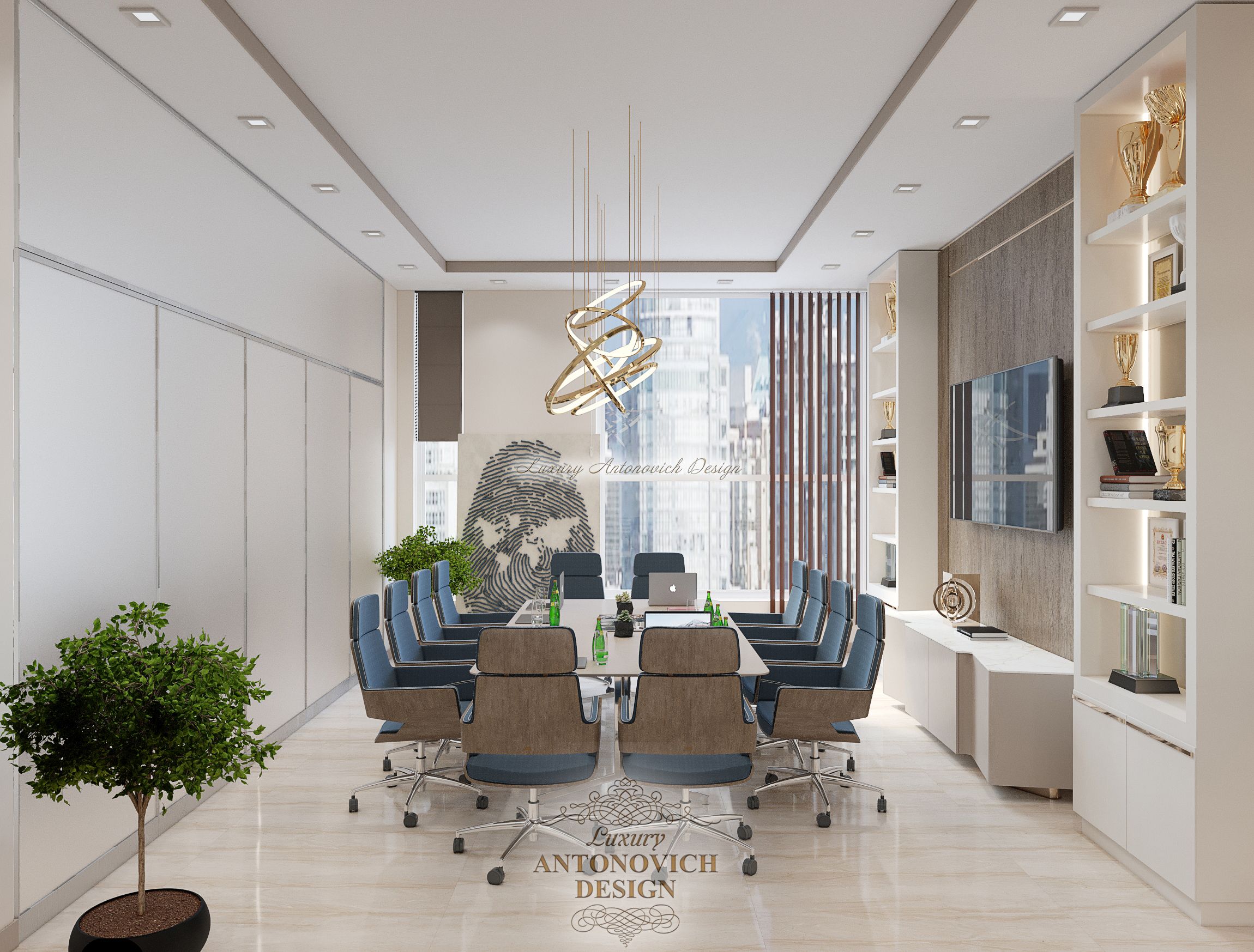 Дизайн интерьера Конференц зал офиса (5), Студия Luxury Antonovich Design