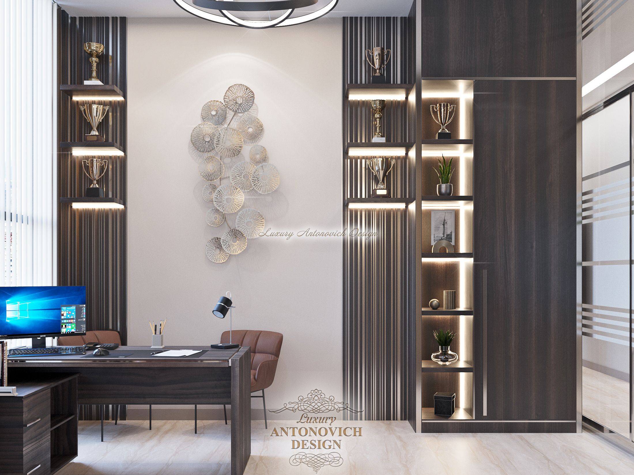 Дизайн Кабинета 3 офиса, Студия Luxury Antonovich Design