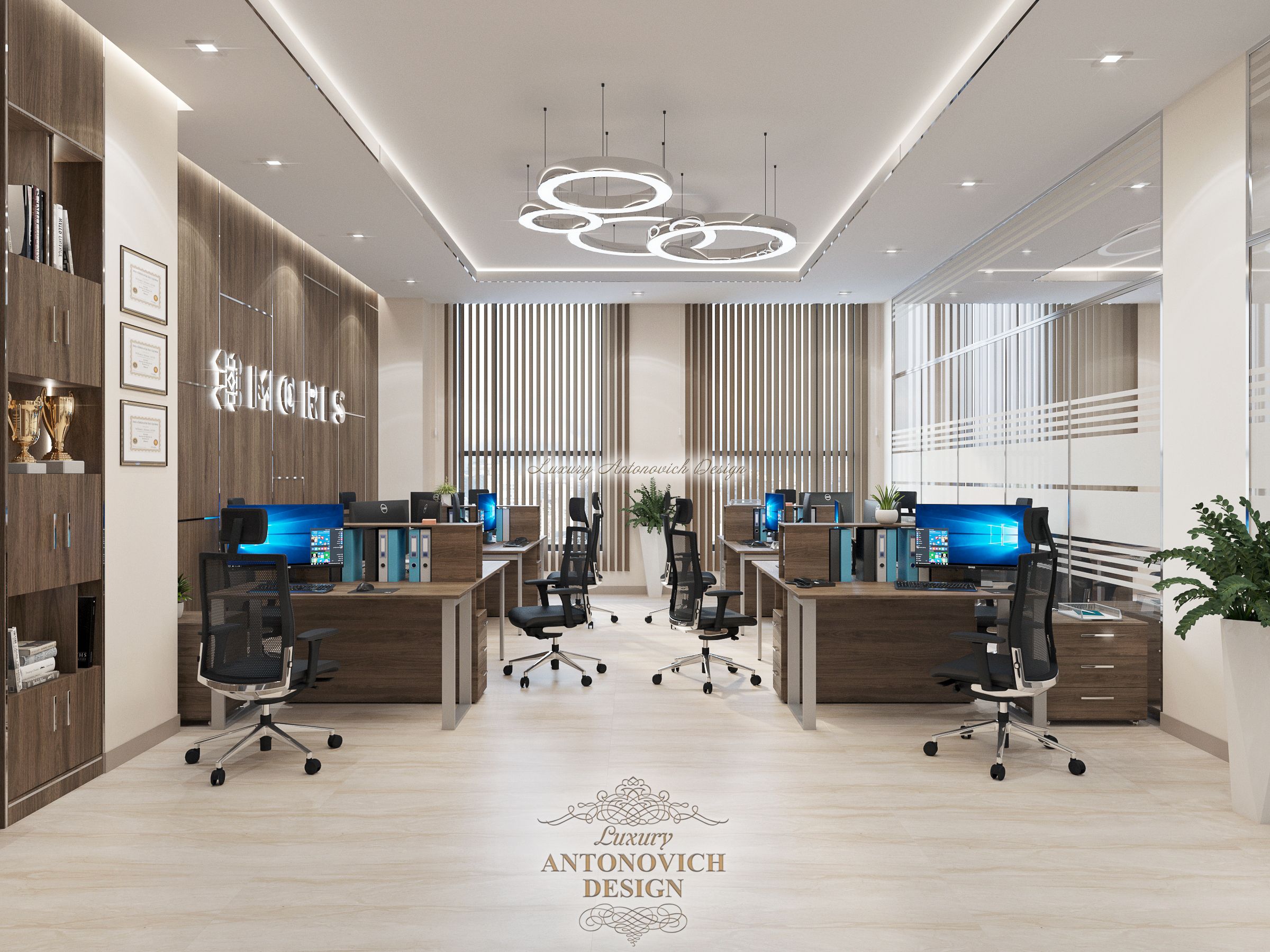 Дизайн интерьера Помещения 1 офиса, Студия Luxury Antonovich Design